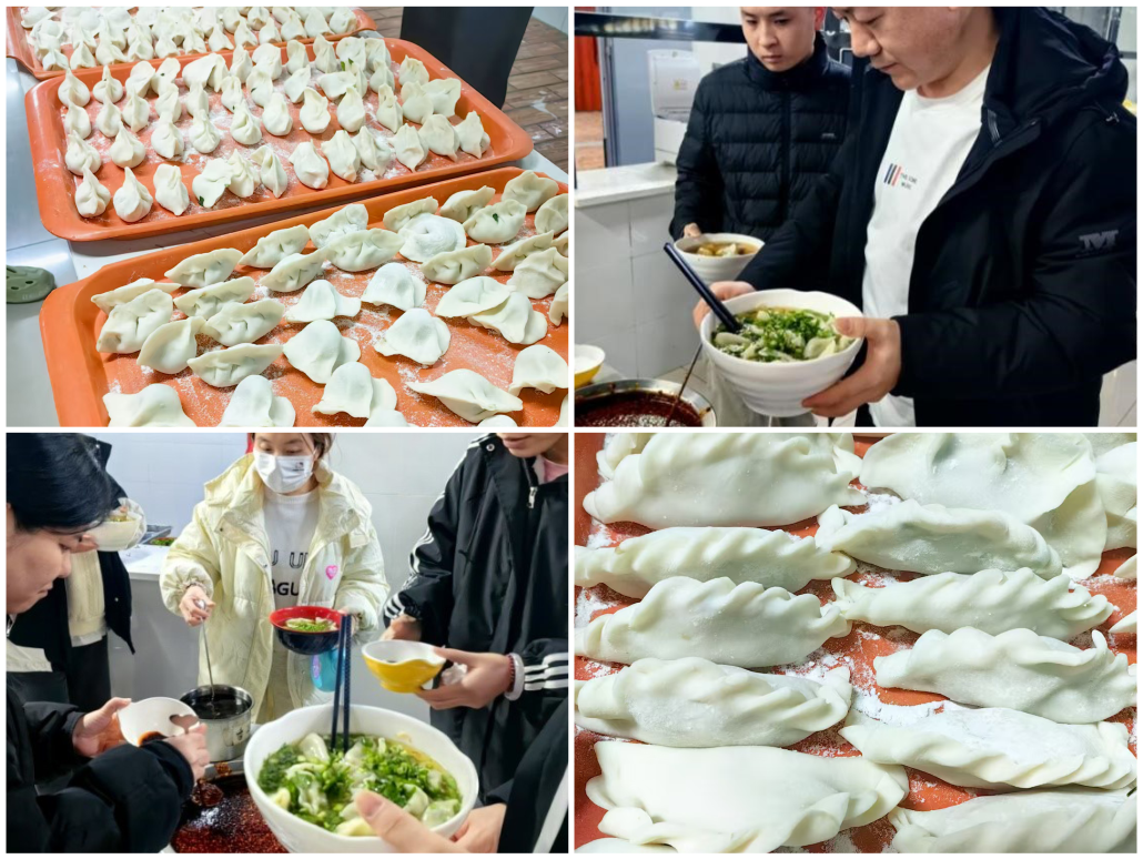 LEwin乐玩微电组织冬至节包饺子活动